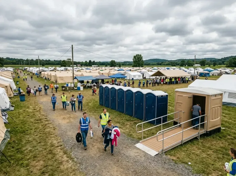 disaster-relief-camp-restrooms-010 — frequently asked questions, Dumpster & Portable Bathrooms Rental in Grimes, IA